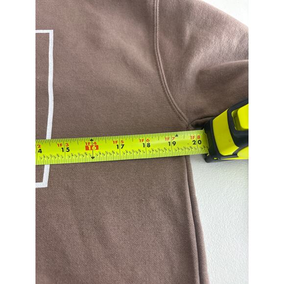 Dhar Mann Studios Taupe Brown Long Sleeve “SO YOU SEE” Sweatshirt Size Small - Picture 5 of 6